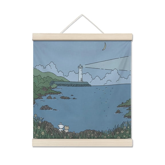 cartoon Personalized Photo Wooden Wall Art, Custom Full Color Photo Print and Text, Home Decor and Keepsake Gift 7.8*7.8IN