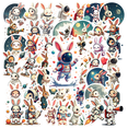 thumbnail image 1 of cartoon Rabbit Astronaut Stickers, Waterproof Rabbit Astronaut Sticker for Water Bottle Laptop Phone Cases Planner Skateboard Luggage Helmet Party Favor Decor, Ideal for Adults Teens Teacher Rewards, 1 of 9