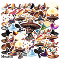 thumbnail image 1 of cartoon Sombrero Theme Stickers, Waterproof Sombrero Theme Sticker for Water Bottle Laptop Phone Cases Planner Skateboard Luggage Helmet Party Favor Decor, Ideal for Adults Teens Teacher Rewards, 1 of 8