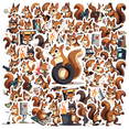 thumbnail image 1 of cartoon Squirrel Theme Stickers, Waterproof Squirrel Theme Sticker for Water Bottle Laptop Phone Cases Planner Skateboard Luggage Helmet Party Favor Decor, Ideal for Adults Teens Teacher Rewards, 1 of 8