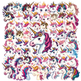 thumbnail image 1 of cartoon Unicorn Theme Stickers, Waterproof Unicorn Theme Sticker for Water Bottle Laptop Phone Cases Planner Skateboard Luggage Helmet Party Favor Decor, Ideal for Adults Teens Teacher Rewards, 1 of 9