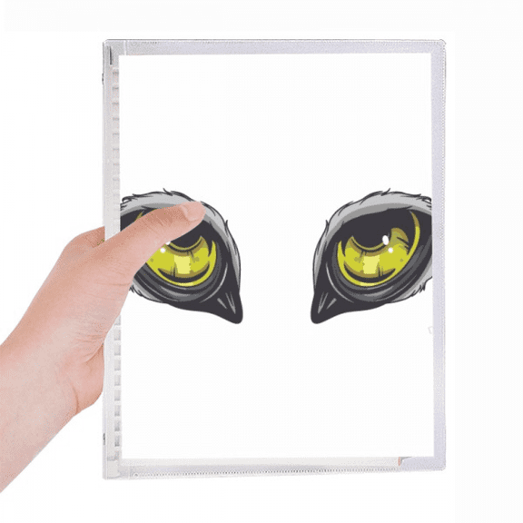 cartoon animal owl eye decoration notebook loose diary refillable journal statiry