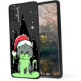 cartooncatwithgreenslime phone case for Samsung Galaxy A71 4G for