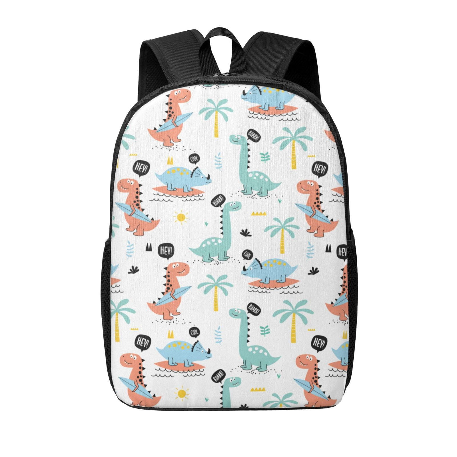 cartoon cute dinosaur Backpack for School, 17 Inches Lightweight Laptop
