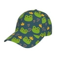cartoon frog heart cute Baseball Caps Adjustable Golf Dad Hat for Men