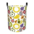 thumbnail image 1 of cartoon fruit colorful Laundry Basket, Laundry Hamper Waterproof Laundry Bag Clothes Hamper Laundry Bin with Handles for Bedroom, Living Room, Kids Room-#, 1 of 5