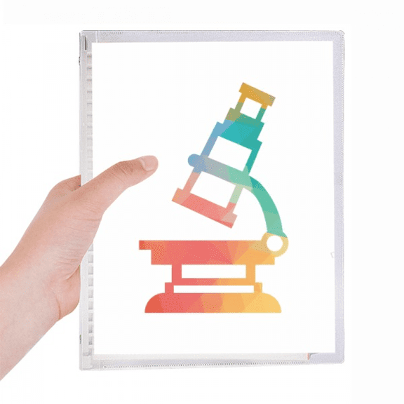 cartoon microscope chestry pattern notebook loose diary refillable journal statiry