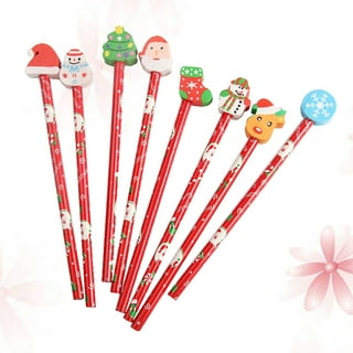 50Pcs Colorful Bendy Flexible Striated Pencil with Eraser for Children Kids  Writing Gift 