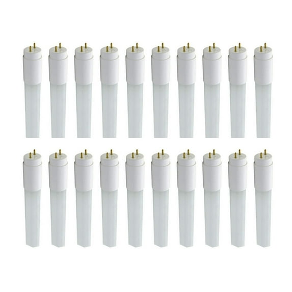 (case of 20) GE 34283 - LED14ET8/G/4/830 LED T8, 48 inch Tube Light Bulb for Replacing T8 Fluorescent, plug and play, easy installation, Integrated LED tubes