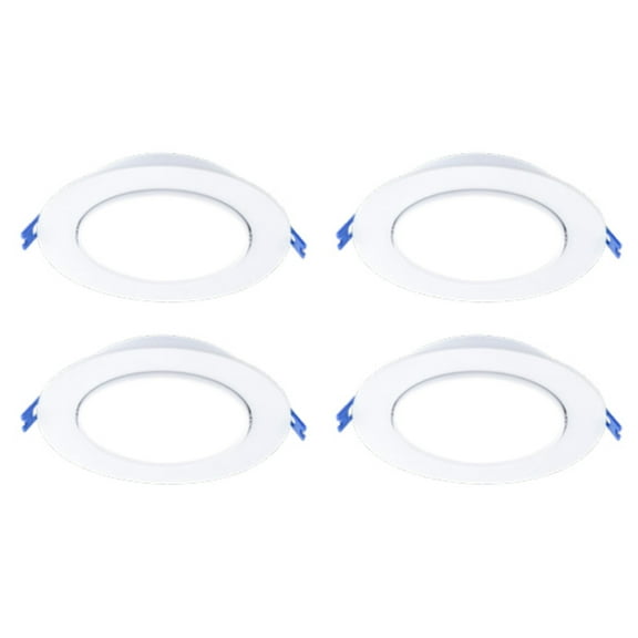 (case of 4) Philips Stonco LED 4 inch Round Gimbal Dual Select, 5CCT and Lumen Select, GB4RSLMZ10SCTUW LED, Dimmable, White Recessed Gimbal Accent Light