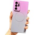 thumbnail image 1 of case for Galaxy Note 20 Ultra Case Magnetic, Compatible with MagSafe, Camera Lens Film Protection Shockproof Gradient Silicone Cases for Galaxy Note 20 Ultra Phone Case 6.9"(Purple Gray), 1 of 11