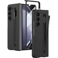 thumbnail image 1 of case for Galaxy Z Fold 5 Case with Pen Holder, Ultra Thin Matte Protective Cover - Shockproof, Anti-Drop, Wear-Resistant Galaxy Z Fold 5 Case for Samsung Galaxy Z Fold 5 (S Pen NOT Included), Black, 1 of 8