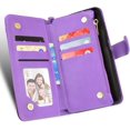 thumbnail image 1 of case for Galaxy Z Fold 5 Wallet Case with Card Holder, Leather Flip Folio Case with Card Slots Kickstand Phone Cover for Samsung Galaxy Z Fold 5 Case Wallet, Purple, 1 of 13