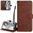 thumbnail image 1 of case for Oppo Reno 8 Pro 5G Wallet Phone Case with Card Holder for Women, Reno8 Pro Case Luxury Simple Solid Color PU Leather Flip Case Cover for Oppo Reno 8 Pro CS Brown, 1 of 9