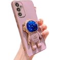 thumbnail image 1 of case for Samsung Galaxy A14 5G Case, Cute Galaxy A14 5G Case with 3D Astronaut Holder Samsung A14 5G Astronaut Case for Women Girls Soft TPU Full Camera Lens Protection Shockproof Case 6.6” (Purple), 1 of 8