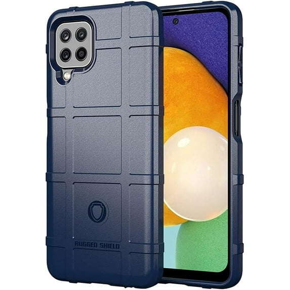 case for Samsung Galaxy A22 4G (Not 5G) Men Case,Heavy Duty Shockproof Military Grade Drop Tested Field Case Super Sturdy Bumper Full Body Rugged Hard Cover for Samsung Galaxy A22 4G HD Blue