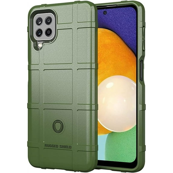 case for Samsung Galaxy A22 4G (Not 5G) Men Case,Heavy Duty Shockproof Military Grade Drop Tested Field Case Super Sturdy Bumper Full Body Rugged Hard Cover for Samsung Galaxy A22 4G HD Green