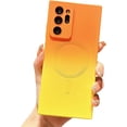 thumbnail image 1 of case for Samsung Galaxy Note 20 Ultra Case Magnetic, Compatible with MagSafe, Camera Lens Film Protection Shockproof Gradient Silicone Cases for Galaxy Note 20 Ultra Phone Case 6.9" (Orange Yellow), 1 of 8
