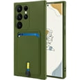 thumbnail image 1 of case for Samsung Galaxy S23 Ultra Case with Card Holder [Soft Microfiber Lining] Silicone Slim Thin Phone Cases Shockproof Protective Samsung Galaxy S23 Ultra 5G Wallet Case Green, 1 of 12