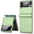 thumbnail image 1 of case for Samsung Z Flip 4 Case, Galaxy Z Flip 4 Case with Hinge Protection Samsung Flip 4 Case with Screen Protector Compatible with Samsung Galaxy Z Flip 4 5G, Matcha Green, 1 of 8