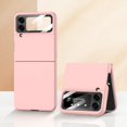 thumbnail image 1 of case for Samsung Z Flip 4 Silicone Case with Screen Protector, Galaxy Z Flip4 Silicone Cover Protective Matte Finish, Soft Surface Phone Case for Samsung Galaxy Z Flip 4, Pink, 1 of 11