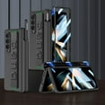 thumbnail image 1 of case for Samsung Z Fold 4 Case with Finger Strap, Galaxy Z Fold 4 Case with Hinge Protection Built in S Pen Holder & Screen Protector Handheld Design Phone Case Fit Galaxy Z Fold4, Gentleman Black, 1 of 10