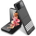 thumbnail image 1 of case for Z Flip 4 Case, Galaxy Z Flip 4 Case Cover Protective, Ultra-Thin Samsung Flip 4 Case Limited Edition Z Flip 4 Case Cover Designed for Samsung Galaxy Z Flip 4 5G, Four Way Black, 1 of 14