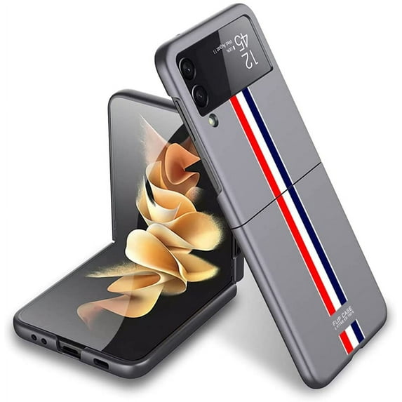 case for Z Flip 4 Case, Galaxy Z Flip 4 Case Cover Protective, Ultra-Thin Samsung Flip 4 Case Limited Edition Z Flip 4 Case Cover Designed for Samsung Galaxy Z Flip 4 5G, Grey