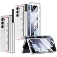 thumbnail image 1 of case for Z Fold 5 Case with Strap, Galaxy Z Fold 5 Case with S Pen Holder [Hinge Protection][Screen Protector] for Samsung Galaxy Z Fold 5 Case, Silver, 1 of 7