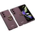 thumbnail image 1 of case for Galaxy Z Fold 5 Case with Ring Ultra Thin Matte PC Protective Cover for Samsung Galaxy Z Fold 5 2023, Wine Red, 1 of 10