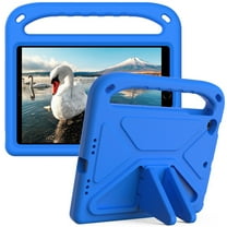 case for ipad mini 1 2 3 4 5 stand Shock Proof non-toxic EVA full body Kids Children tablet cover for ipad mini case (Blue,For ipad mini 1 2 3 4 5)
