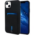 thumbnail image 1 of case for iPhone 14 Plus Case with Card Holder [Soft Microfiber Lining] Silicone Slim Thin Phone Cases Shockproof Protective iPhone 14 Plus Wallet Case Black, 1 of 11