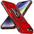 thumbnail image 1 of case for iPhone 8 Plus / 7 Plus Case with Kickstand with Camera Cover,Military-Grade Protection,Metal Ring Kickstand,Bumper Case for iPhone 7Plus / 8Plus Case,Red 5-IP8p-02, 1 of 7