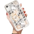 thumbnail image 1 of case for iPhone XR Shiny Rhinestone Case for Girls Fashion Luxury Bling Bling Diamond Rhinestone Gemstone 3D Perfume Bottle and Flower Gemstone Soft TPU Back case for iPhone XR 6.1 inch, 1 of 8