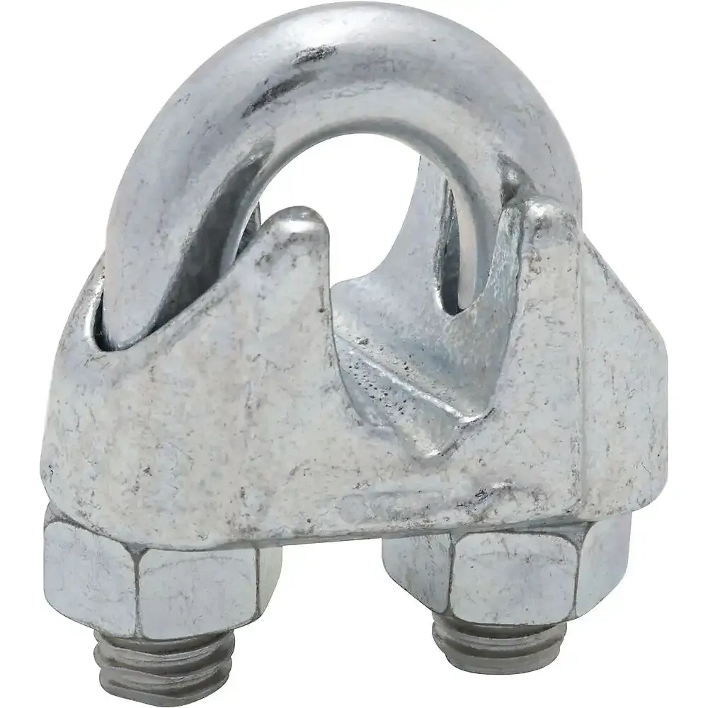 (case of 2),National Hardware N248310 Wire Cable Clamp 3/8 Inch Zinc