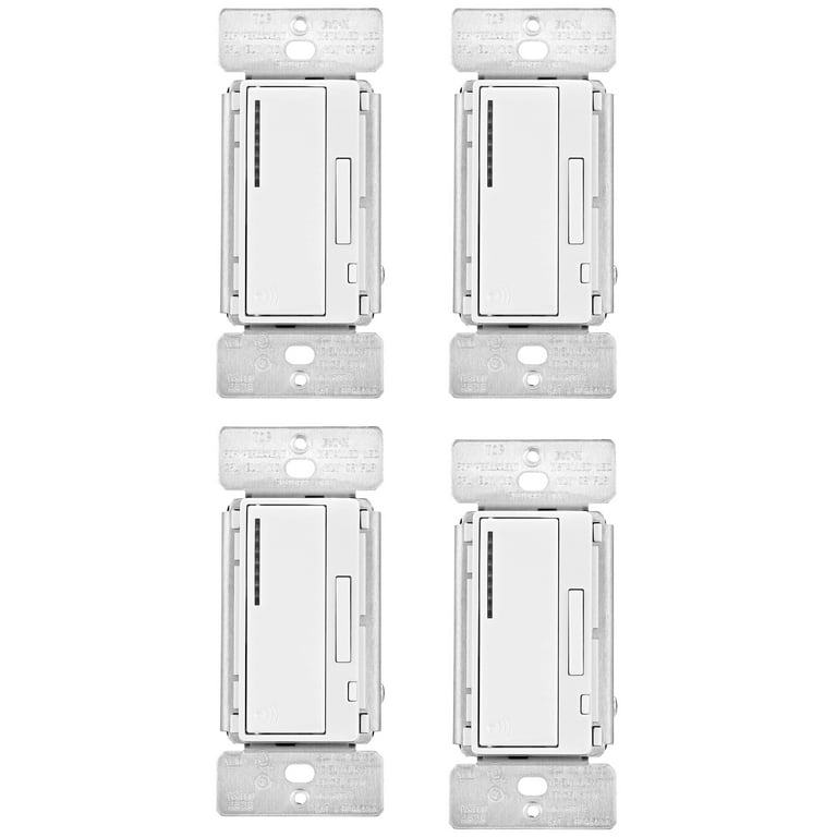 case of 4) EATON RF9640-NDW Z-Wave Plus Universal Dimmer, White