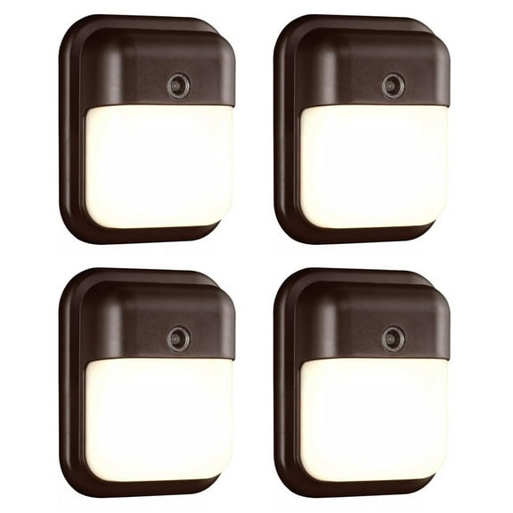 (case of 4) Philips Keene - SWL-WW-G1-PCB-1-BZ Outdoor Square Wall Pack LED Fixture, 13 watts, 1178 lumens, 3000K Color Temp (beautiful soft white)