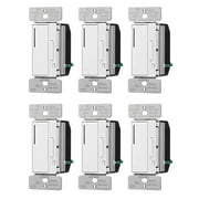 case of 6 EATON RF9642-ZDW Z-Wave Plus Accessory Dimmer, White