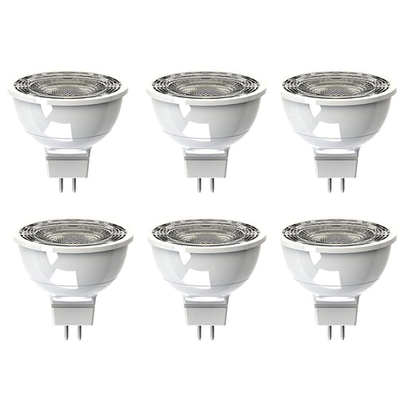 (case of 6) GE 93226 LED MR16, 7 watt, 500 lumen, 2700K Soft White, GU5.3 base, Narrow Flood lamp