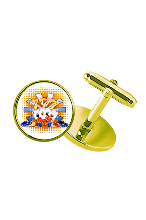casino dice chips poker illustration studded business metal cufflinks en
