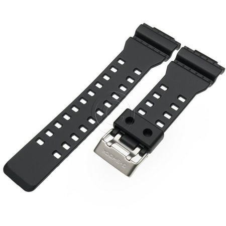 casio mens g-shock resin replacement watch band black