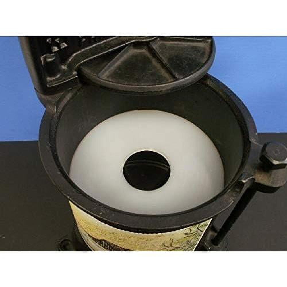 cast iron sausage stuffer press enhanced size for ultimate control