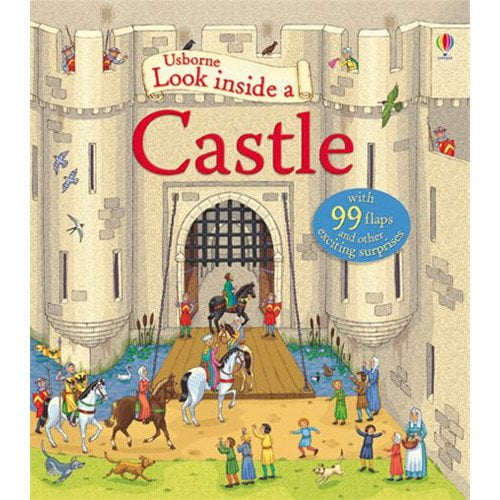 Pre-Owned Usborne Books Look Inside a Castle (Hardcover) 0794525156 9780794525156