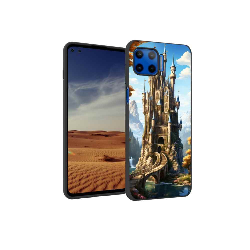 castlewithtalltowers2 phone case for Moto One 5G for Women Men