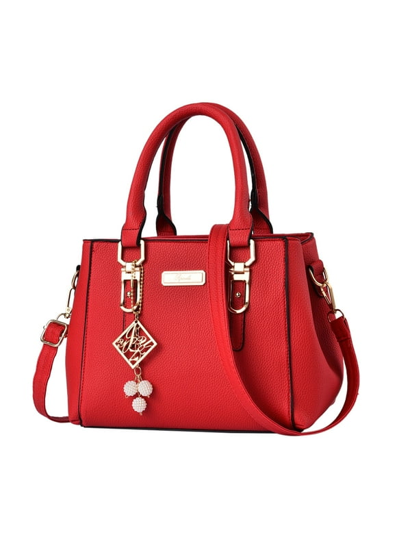 casual leather messenger bag large capacity handbag fashion womens bag