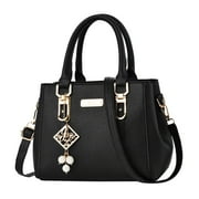 casual leather messenger bag large capacity handbag fashion womens bag