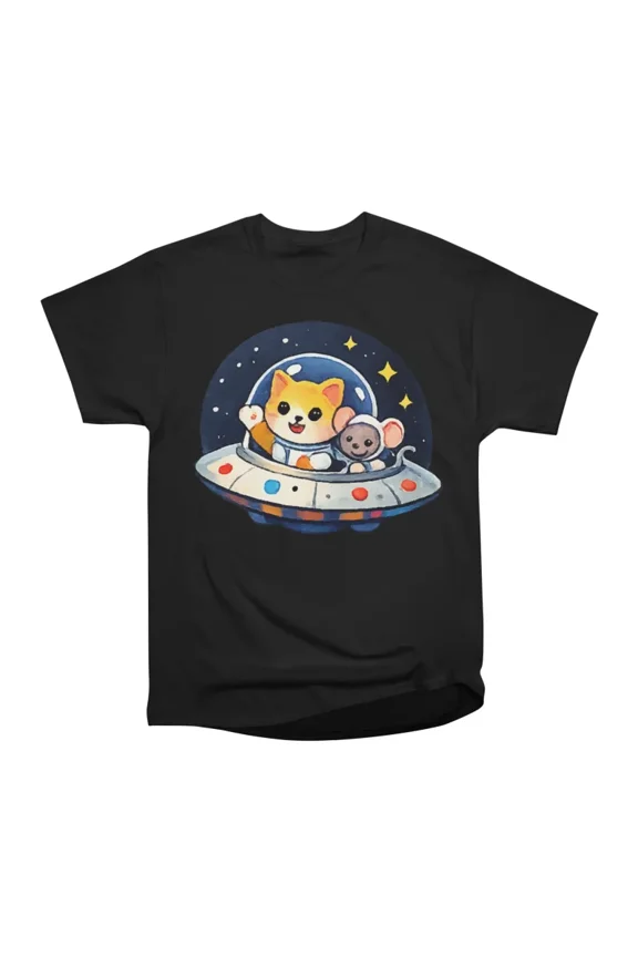 cat and mouse T-Shirt Tee Gift For Him Merch For Her Apparel For Friend