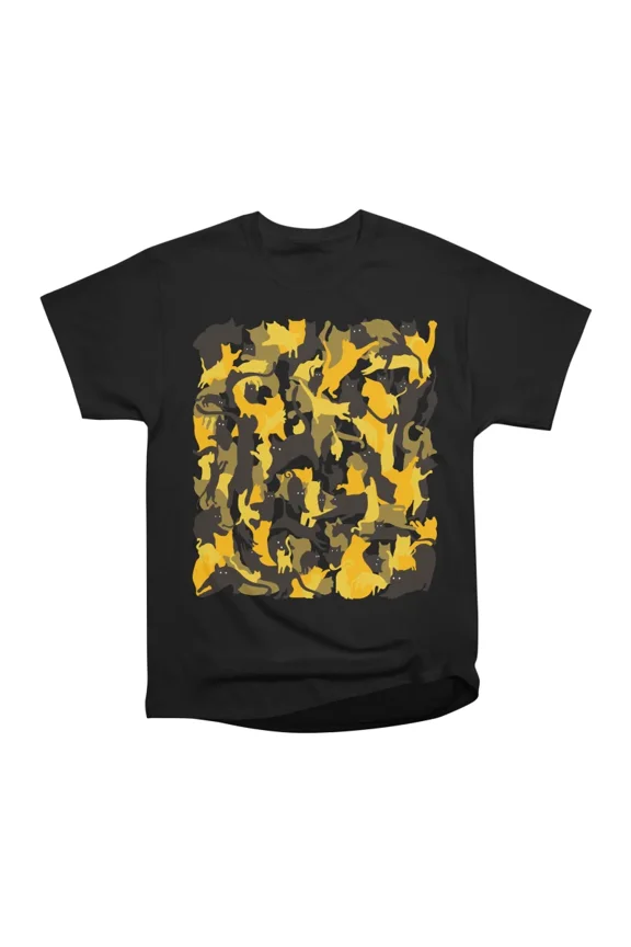 cat camouflage T-Shirt Tee Gift For Him Merch For Her Apparel For Friend