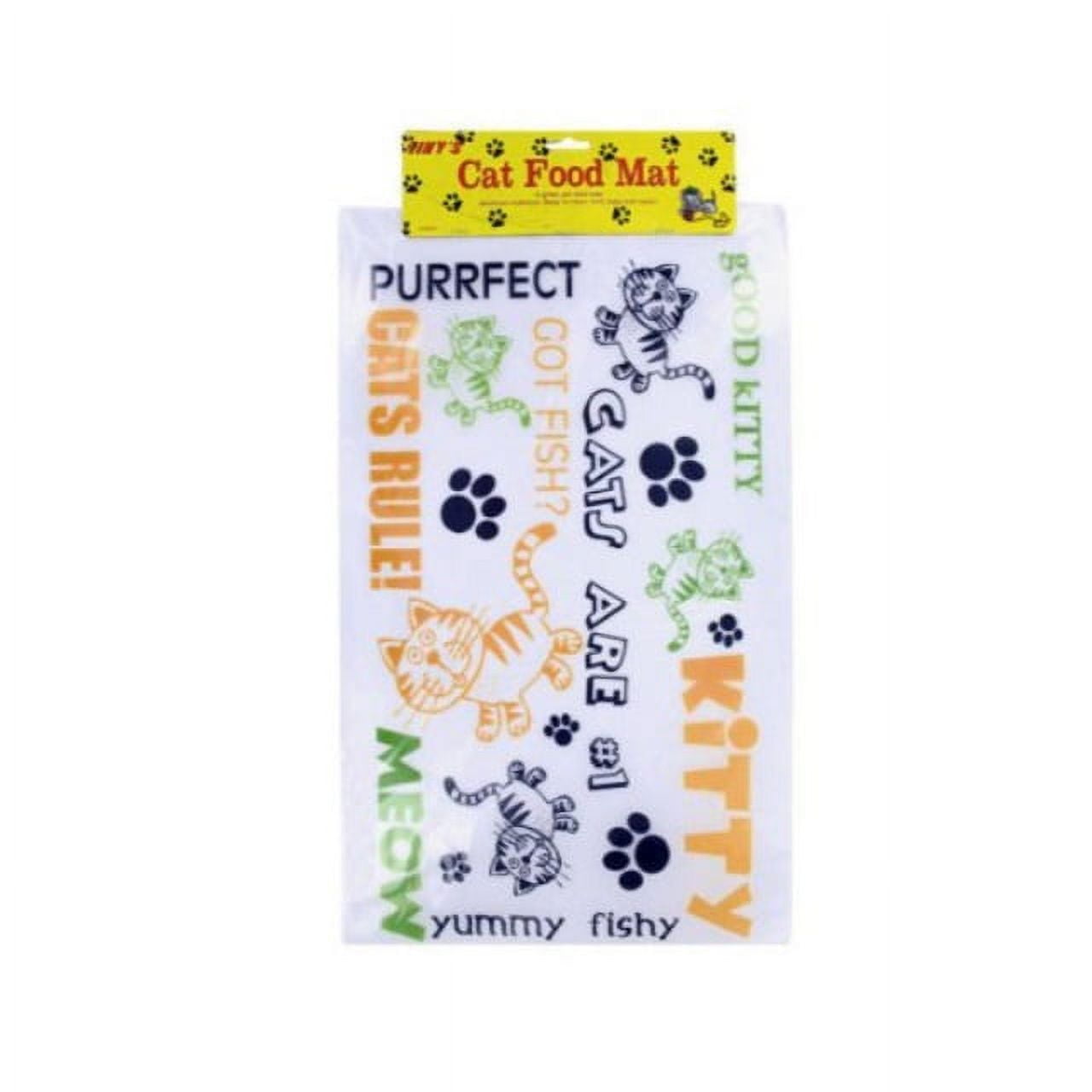 Bulk Buys DI40224 Cat Food Mat Pack of 24