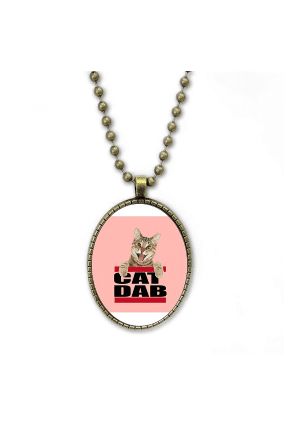 cat shows tap sport art deco fashion necklace vintage chain bead pendant jewelry collection